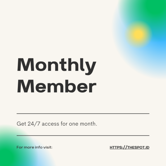 coworking space membership monthly kuta lombok