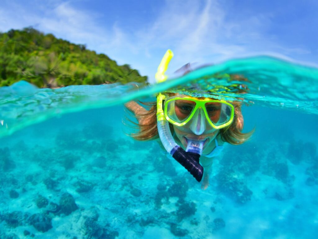 snorkeling in south lombok